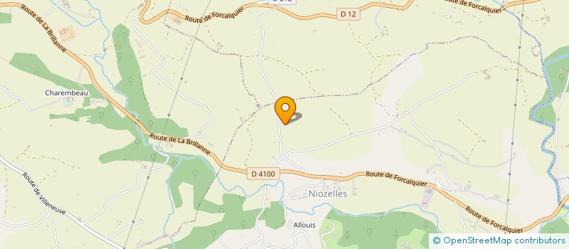 localisation de l'entreprise INDIVISION AVON GINETTE à FORCALQUIER
