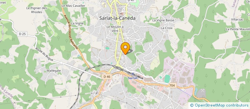 localisation de l'entreprise INDIVISION AVRIL CAROLINE ET NATHALIE  SARLAT-LA-CANEDA