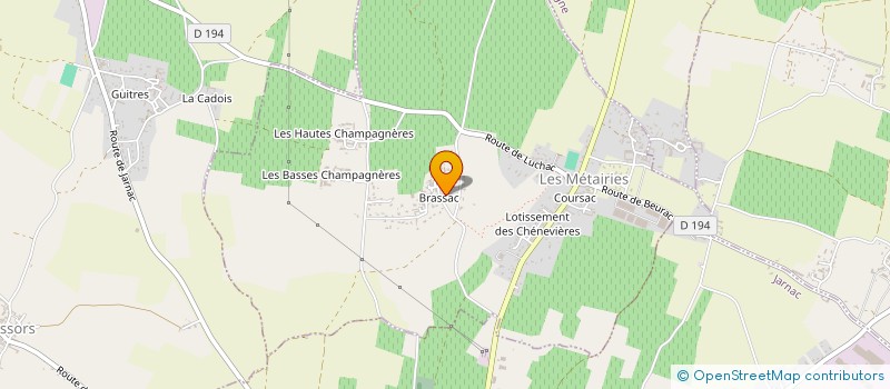 localisation de l'entreprise INDIVISION B. MOCQUET à MAINXE-GONDEVILLE