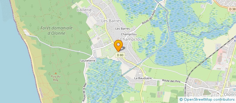 localisation de l'entreprise INDIVISION B2G à LES SABLES-D'OLONNE