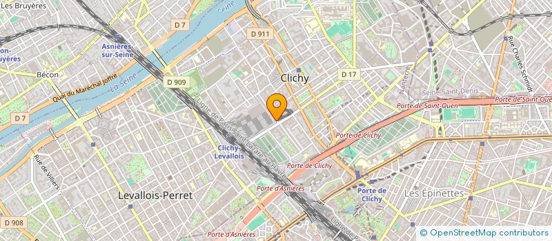 localisation de l'entreprise INDIVISION BABYA MAAZOUZ à CLICHY