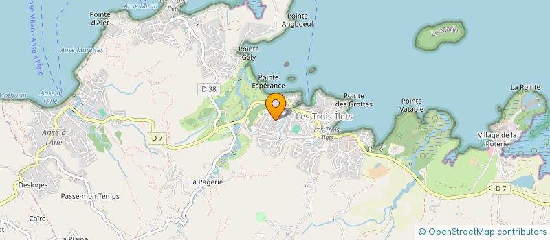 localisation de l'entreprise INDIVISION BACHARAN SARON  LES TROIS-ILETS