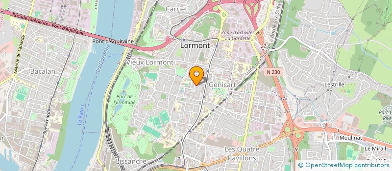 localisation de l'entreprise INDIVISION BACI  LORMONT