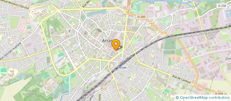 localisation de l'entreprise INDIVISION BACQ - DECOTTIGNIES à ARRAS