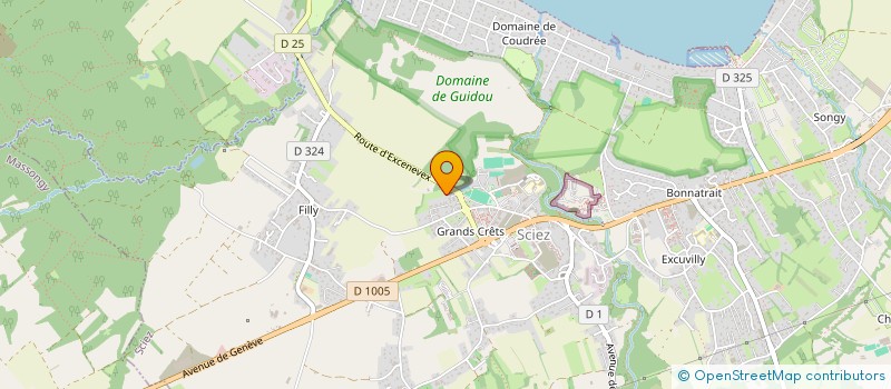 localisation de l'entreprise INDIVISION BACQUET / BEAUVAIS LAURENT ET ROMY  SCIEZ