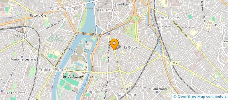 localisation de l'entreprise INDIVISION BACQUEYRISSE  TOULOUSE