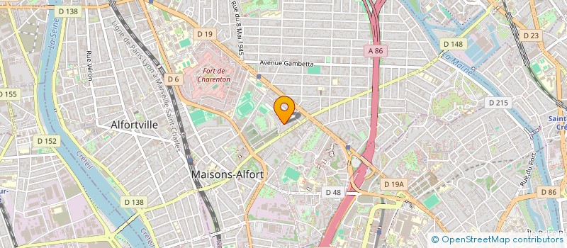 localisation de l'entreprise INDIVISION BADETS - DUFAU  MAISONS-ALFORT