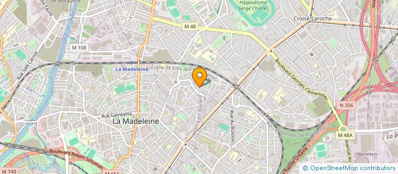 localisation de l'entreprise INDIVISION BAERT - PHILBERT à MARCQ-EN-BARŒUL