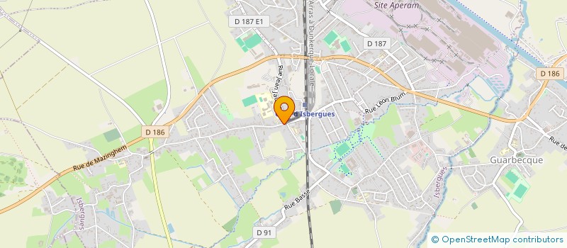 localisation de l'entreprise INDIVISION BAEY*BOULNOIS/MARIE-LOUISE/  ISBERGUES