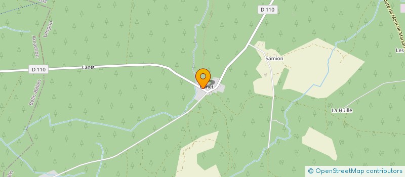 localisation de l'entreprise INDIVISION BAHANS JEAN-MARC ET MARIE-CELINE  HOSTENS