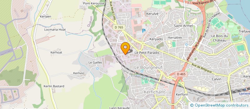 localisation de l'entreprise INDIVISION BAHUON GERARD ET JEAN MICHEL  LORIENT