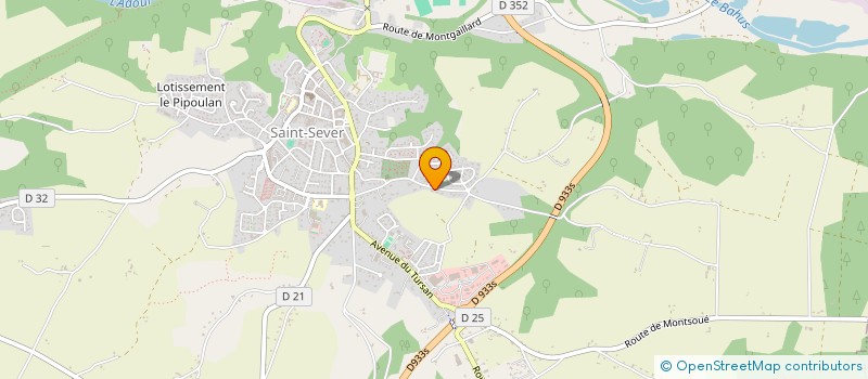 localisation de l'entreprise INDIVISION BAILLET à SAINT-SEVER