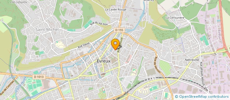 localisation de l'entreprise INDIVISION BAILLEUX CHAZAUD  EVREUX