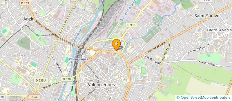 localisation de l'entreprise INDIVISION BAILLIEUX MARTIN à VALENCIENNES