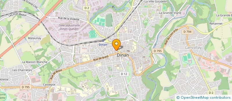 localisation de l'entreprise INDIVISION BAILLY LEMOINE  DINAN