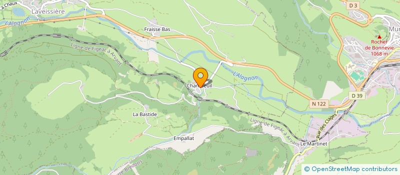 localisation de l'entreprise INDIVISION BAILLY PRADEL à LAVEISSIERE