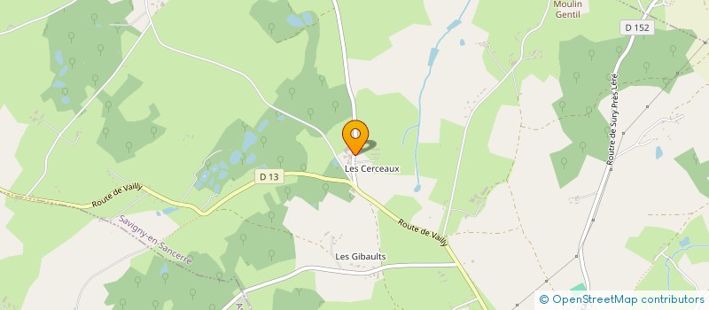 localisation de l'entreprise INDIVISION BAILLY SERGE  SAVIGNY-EN-SANCERRE