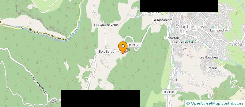 localisation de l'entreprise INDIVISION BAINVILLE  VILLARD-DE-LANS