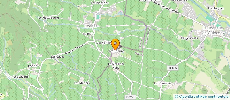 localisation de l'entreprise INDIVISION BALAGNY à ROMANECHE-THORINS