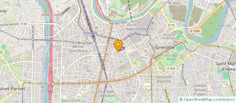 localisation de l'entreprise INDIVISION BALAGUE/ HUARD  GRENOBLE