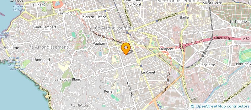 localisation de l'entreprise INDIVISION BALAS LAURENT  MARSEILLE