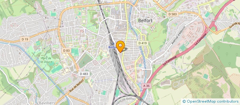 localisation de l'entreprise INDIVISION BALLET-GEISSANT  BELFORT