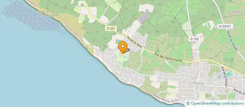 localisation de l'entreprise INDIVISION BALLIN - TAISNE DOMINIQUE ET CECILE  SAINTE-MARIE-DE-RE