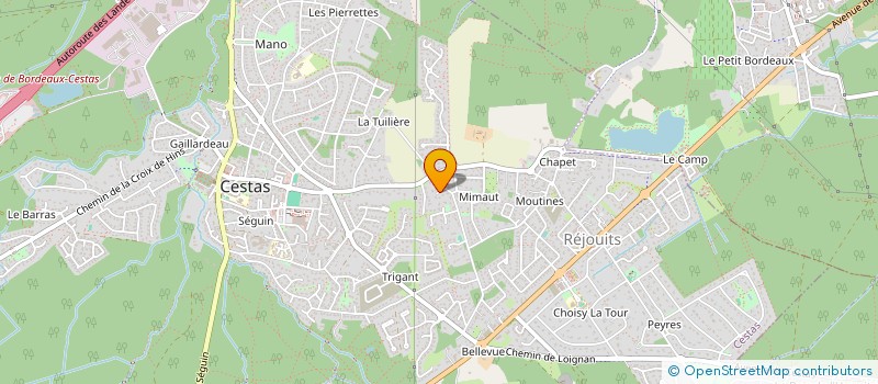 localisation de l'entreprise INDIVISION BALLION  CESTAS