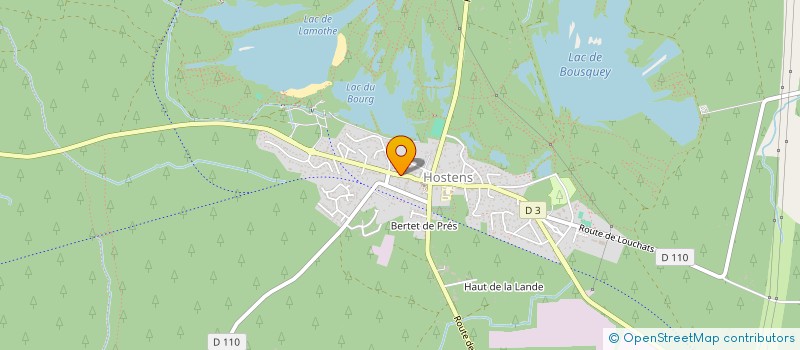 localisation de l'entreprise INDIVISION BALLION  HOSTENS