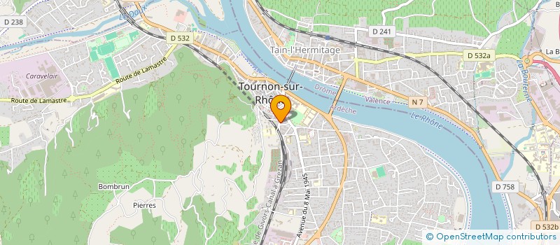localisation de l'entreprise INDIVISION BALLY-LARGERON à TOURNON-SUR-RHONE