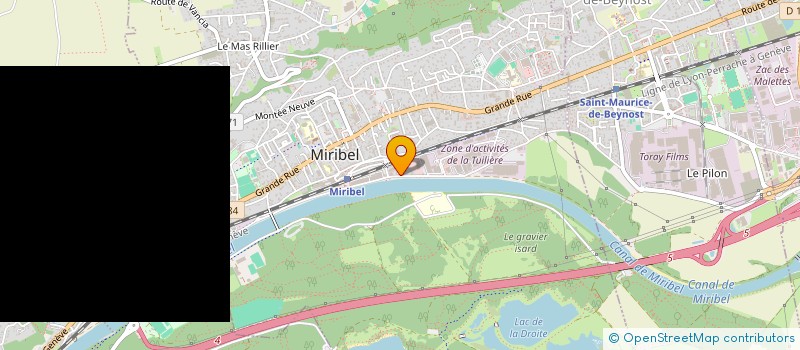 localisation de l'entreprise INDIVISION BALZER à MIRIBEL