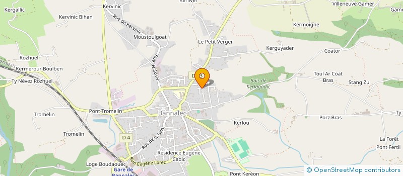 localisation de l'entreprise INDIVISION - BANNALEC  BANNALEC