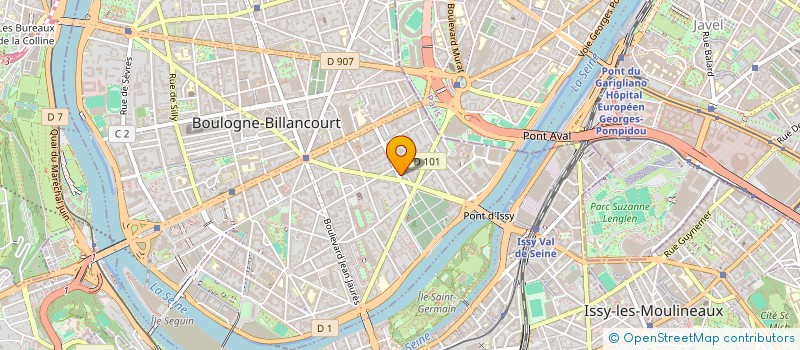 localisation de l'entreprise INDIVISION BANSSE  BOULOGNE-BILLANCOURT