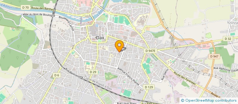 localisation de l'entreprise INDIVISION BAQUET à DAX
