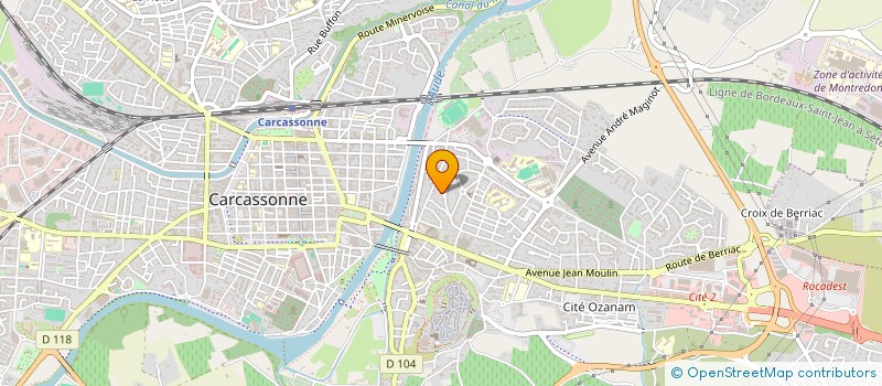 localisation de l'entreprise INDIVISION BARAQUES à CARCASSONNE
