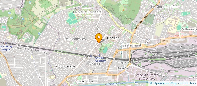 localisation de l'entreprise INDIVISION BARBAN  CHELLES