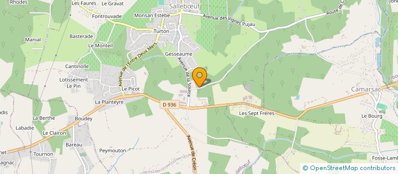 localisation de l'entreprise INDIVISION BARBARREAU BRIGITTE BEATRICE  SALLEBUF