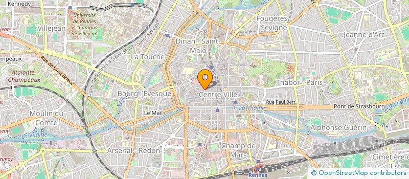 localisation de l'entreprise INDIVISION BARBAY FRANCOIS ET CHRISTINE  RENNES