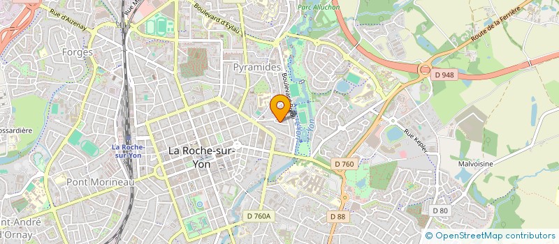 localisation de l'entreprise INDIVISION BARBE GAUTREAU à LA ROCHE-SUR-YON