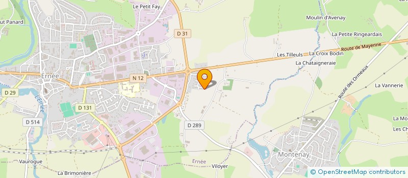 localisation de l'entreprise INDIVISION BARBEDETTE  ERNEE