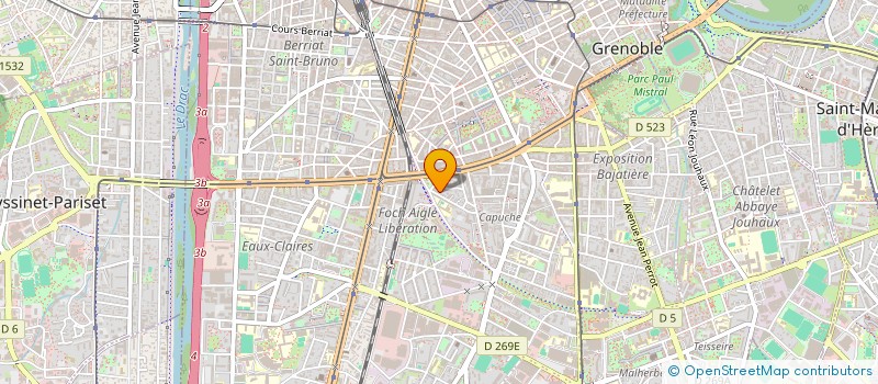 localisation de l'entreprise INDIVISION BARBEDIENNE ET COURTOIS  GRENOBLE