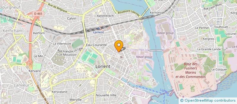 localisation de l'entreprise INDIVISION BARBOTAUD-LEBLANC  LORIENT