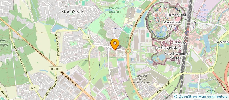 localisation de l'entreprise INDIVISION BARDA EMMANUEL ET AURELIE  MONTEVRAIN