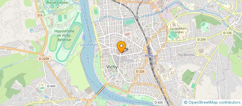localisation de l'entreprise INDIVISION BARDE-CABUSSON à VICHY