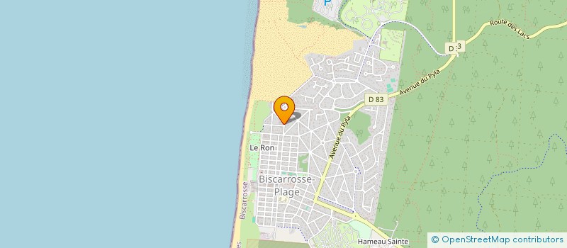 localisation de l'entreprise INDIVISION BARDET BOUDET  BISCARROSSE