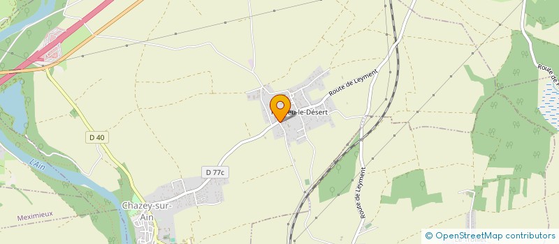 localisation de l'entreprise INDIVISION BARDIN-JANIN  CHAZEY-SUR-AIN