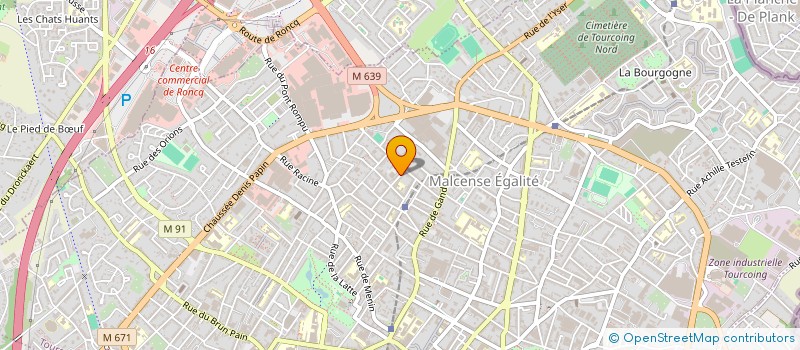 localisation de l'entreprise INDIVISION BARENGHIEN / PAREZ  TOURCOING