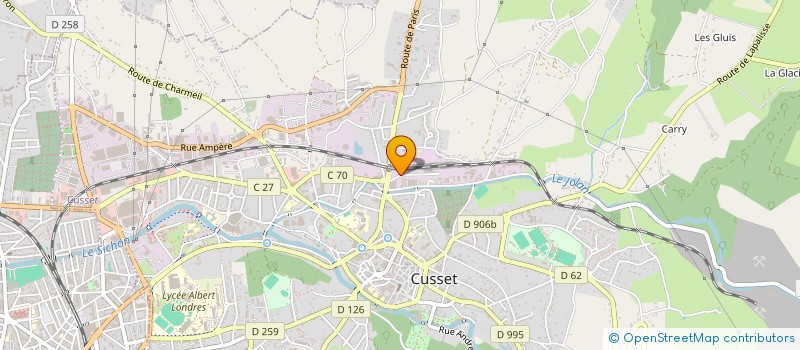 localisation de l'entreprise INDIVISION BARICHARD ET LASSALLE  MOLLES