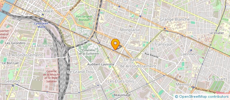 localisation de l'entreprise INDIVISION BARITEL ET DEOUNE  LYON