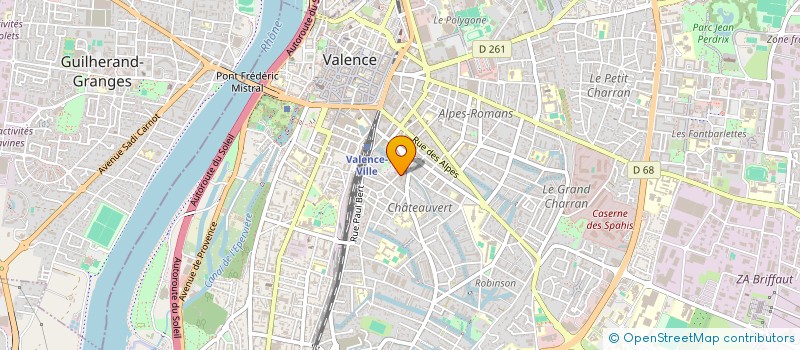 localisation de l'entreprise INDIVISION BARJON KUHN à VALENCE
